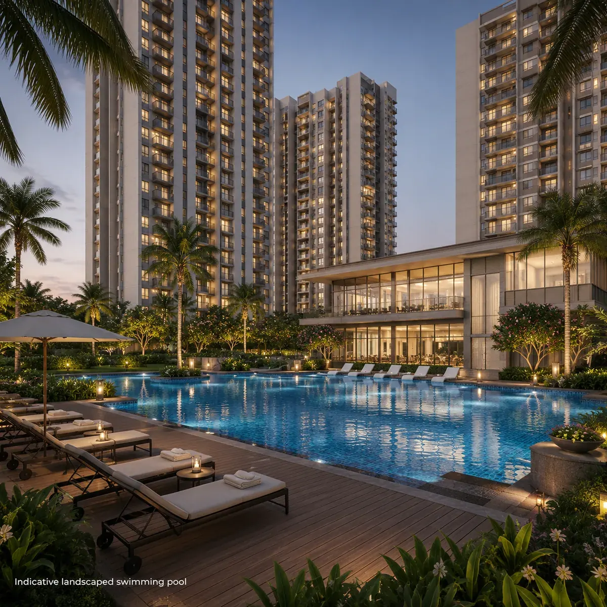 Puravankara Sarjapur Road swimming pool